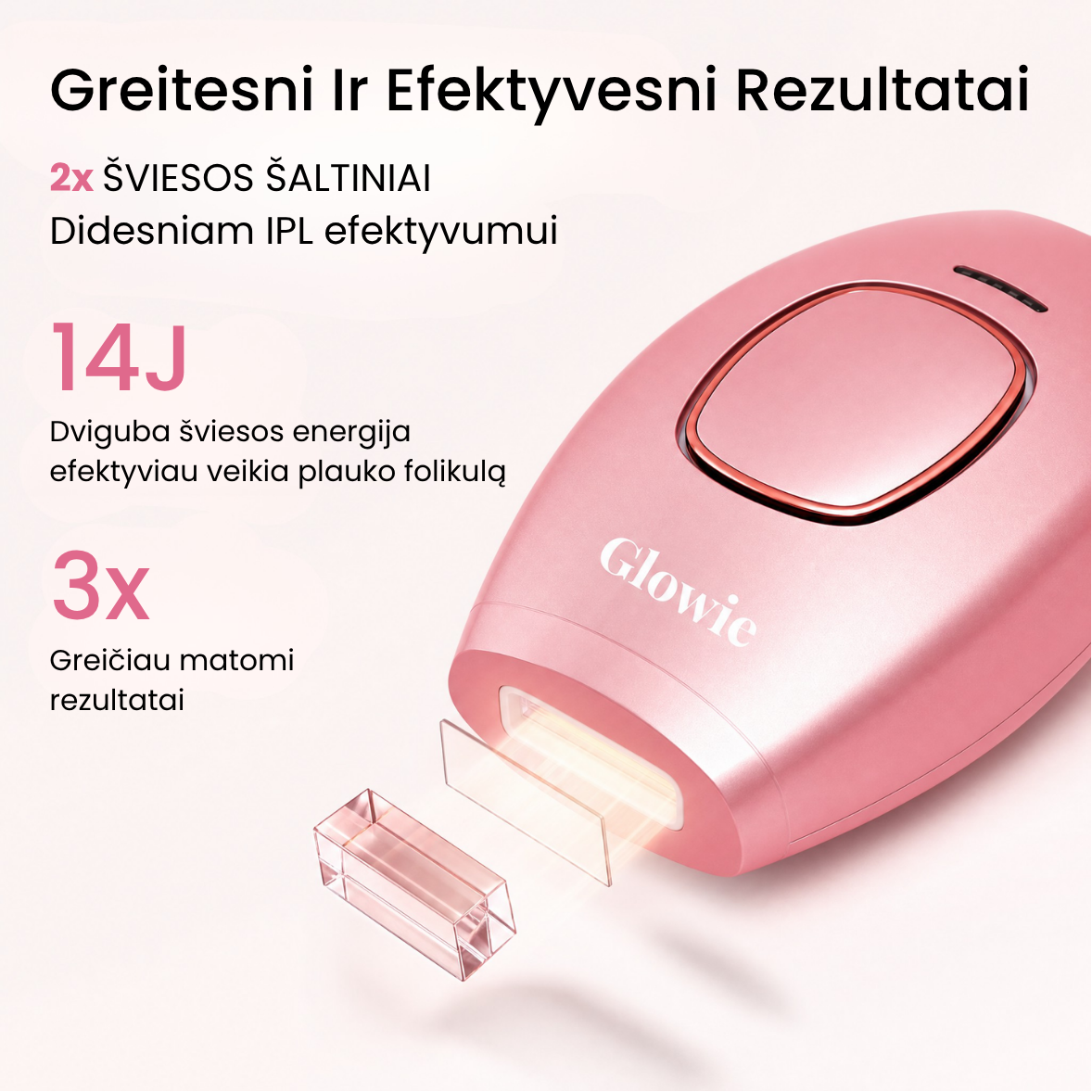 Glowie™ IPL fotoepiliatorius
