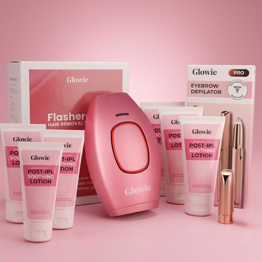 Glowie™ IPL pilnas plaukelių šalinimo rinkinys